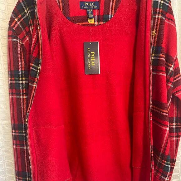 Polo By Ralph Lauren Plaid Full-Zip Fleece Hoodie - Picture 5 of 5